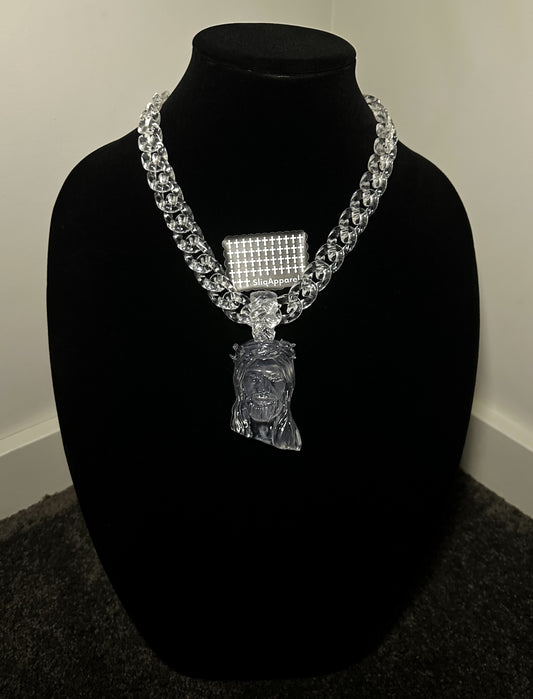 Clear Jesus Piece Full Set